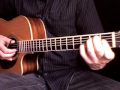 Beginning fingerstyle guitar : Learn Freight train 1 + tablature