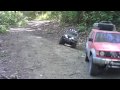 RC XC CC-01 Pajero & Wrangler Trialing Through Woods...