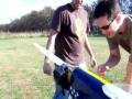 videos de Starting the 62 cc zenoa gas engine on the 101 inch interceptor