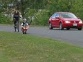Kid on pocket bike Kid on pocket bike