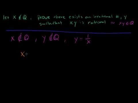 how to prove rational numbers