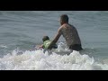 A few waves, a few wipeouts!
