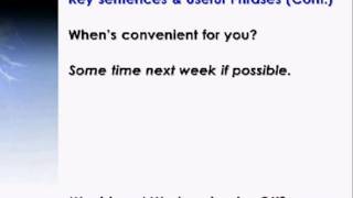 Kỹ năng hẹn gặp qua điện thoại - Making appointment