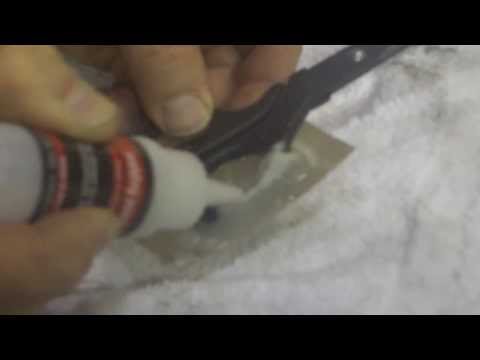 strong glue repair - HOW TO REPAIR ANTIQUE SCISSORS WITH GERMAN ADHESIVE.