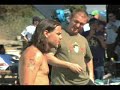 Steve O talking dirty with the Orbit Girl