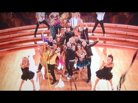 FULL DWTS 18 Week 6 LMFAO's Redfoo : Opening Group Number - Stars, Pros & Troupe - (April 21st)