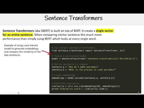 Sentence Transformers - GenAI Essentials