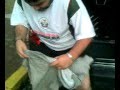 Geleia se trocando no carro - Carnaval 2012 em Serra Negra