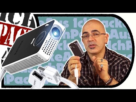 Philips PPX4350 Taschenprojektor / Mini Beamer (Unboxing/Test/Review)