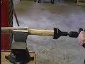 Using a drawknife & cutting a tenon
