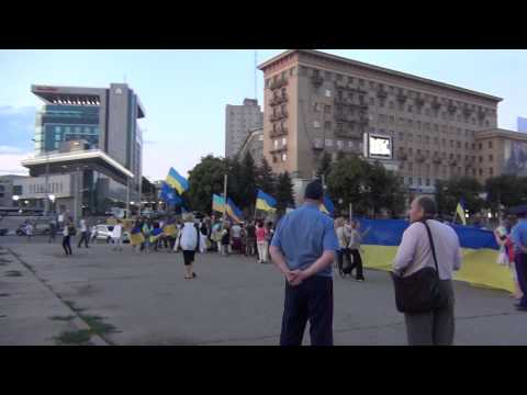 Вакханалия ЕвроМайдана в Харькове на площади Свободы Euro Maydan Bacchanalia in Kharkov