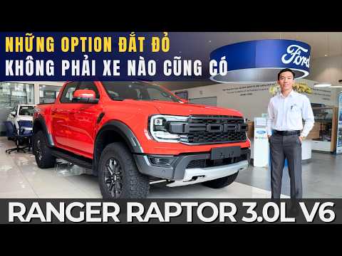 NHỮNG OPTION ĐẮT ĐỎ TRÊN RANGER RAPTOR 3.0L V6 MÀ KHÔNG PHẢI XE NÀO CŨNG CÓ