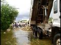 Damaged Road and Floods