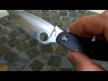 This is one of Spyderco's finest folding knives. The blade is a 3-layered design: a center layer of ZDP-189 bordered by 420J2. The fusion line is visible near the edge. Blade: 3