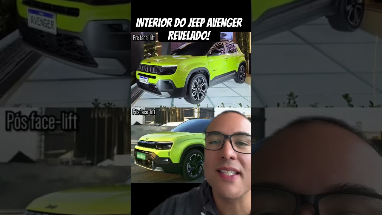 INTERIOR DO JEEP AVENGER REVELADO!