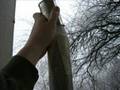 Shooting an ice bullet from my 'spud Gun