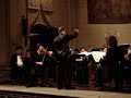 maestro joseph lliso conducts the pan american symphony orchestra at the blessed sacrament church in new york city.