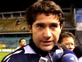 Claudio Bieler declarando al llegar a Quito en Casa Blanca 22/Dic/08 - Cyberalbos.com