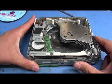 how to open a jammed cd player