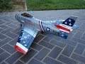 F-86 Sabre Skyblazers by Kyosho