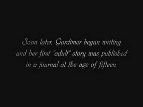 Nadine Gordimer presentation