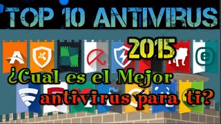 Top 10 ANTIVIRUS 2015 | Cual es el MEJOR