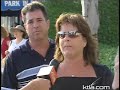 Pissed Off Woman In Line At IndyMac Bank in Encino