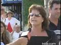 Pissed Off Woman In Line At IndyMac Bank in Encino