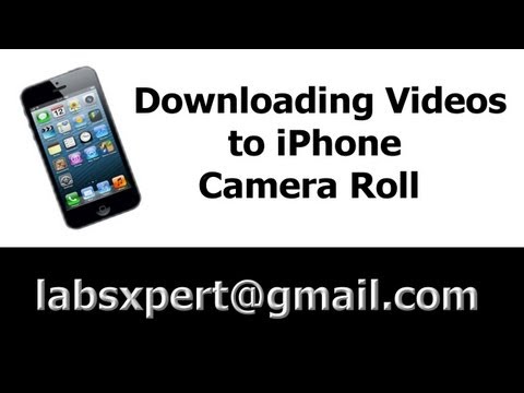 how to save a video to camera roll