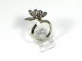 Diamond Flower & Petal 14k Gold Motion Spinning Ring FL-846