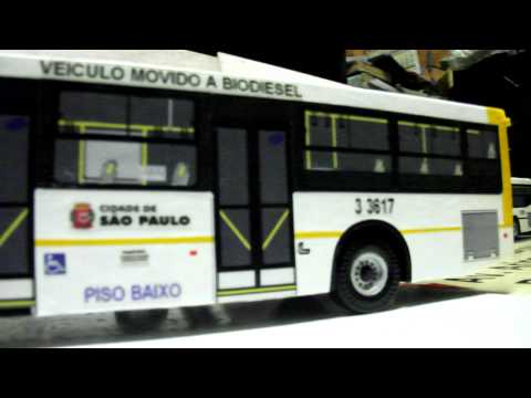 Urbanuss Pluss articulado trólebus e mais - Miniaturas de ônibus
