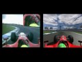 onboard  interlagos massa real vs zelada r-factor