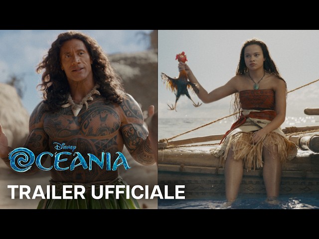 Anteprima Immagine Trailer Oceania, trailer del remake del film Disney con Dwayne Johnson e Catherine Laga'aia