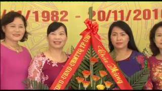 Đồng chí Hoàng Thị Hà, Phó Bí thư Thường trực Thành ủy chúc mừng Ngày Nhà giáo Việt nam 20-11