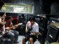 rehersal for graduation prog , ASHISH(bass) , PRAKASH DAI (guitar ), bishal (vocal). ishan (drum)