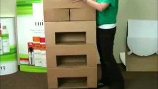 BannerStand Display Assembly Reverse Timelapse Compilation
