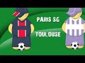 psg - toulouse au parc des princes ; ambiance dans le parc, minute de silence, et images du match