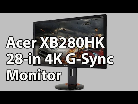 Acer XB280HK 28-in 4K G-Sync Monitor Review
