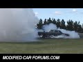 Black Fairlane TYRH8R burnout State Of Origin 2008