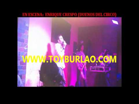 VIDEO FILTRADOOO!!! Enrique Crespo  - Duenos del Circo  CAPTADO DANDO PELO En Un Bar @ NYC!