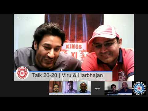 #KXIPHangout Talk 20-20 with Virender Sehwag & Harbhajan Mann