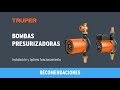 Bomba presurizadora 1/3 HP, con sensor regulable, Truper