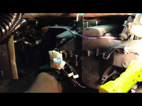 NO HEAT: Ford Taurus Heater Core Removal