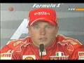Räikkönen speaking in Finnish