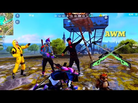 FREE FIRE FACTORY ROOF FIST FIGHT - FF KING OF FACTORY CLASH SQUAD FUNNY GAMEPLAY - GARENA FREE FIRE