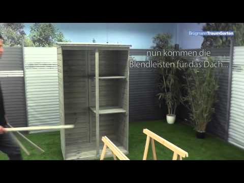 Aufbau TraumGarten NEO Gartenschrank - Tipps und Tricks
