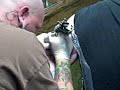 Anthony Romano the first and likely only person in history to get an offical Sports Final Radio googan tattoo from our friends at Peacock's Tattoo.