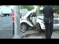 Car Wraps Around Tree In Modesto Crash - YouTube