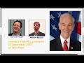 Leonard Peikoff's podcast 23 December 2007 on Ron Paul