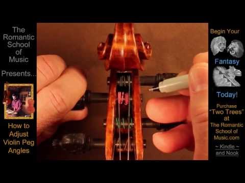 how to fit violin pegs